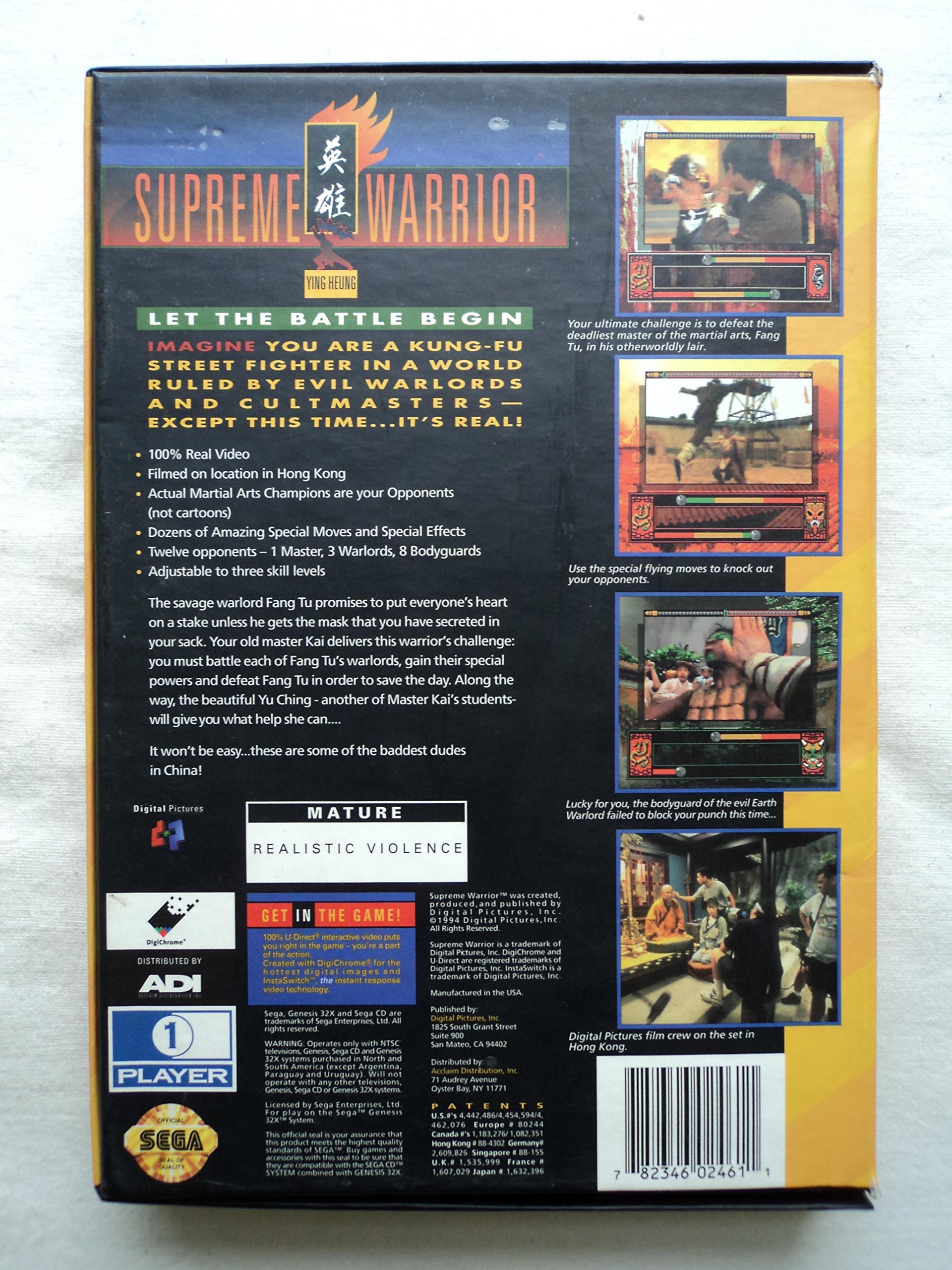 Amazon.com: Supreme Warrior : Video Games