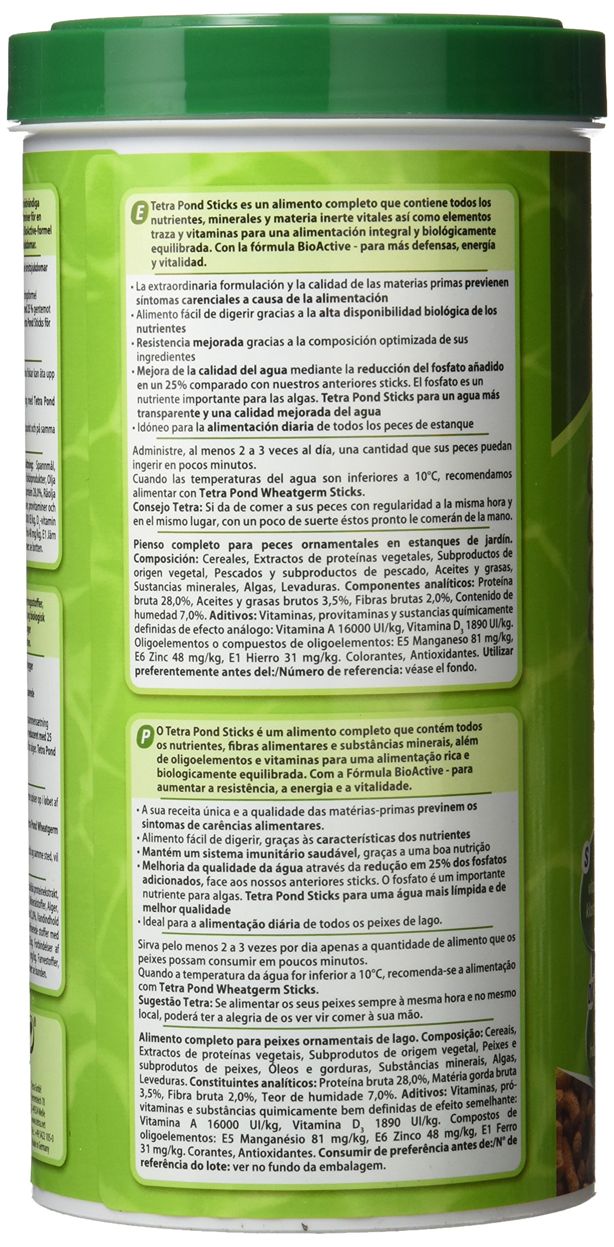Mangime Per Pesci Di Stagno Tetra Pond Sticks - 1 Litro, Per Acqua Limpida E Pesci Sani - Foto 9