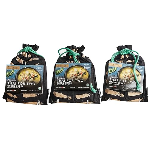 Verve CULTURE - Kit de cocina tailandés para dos Kit de cocina de curry verde orgánico USDA Auténtica cocina tailandesa Juego de regalo de cocina