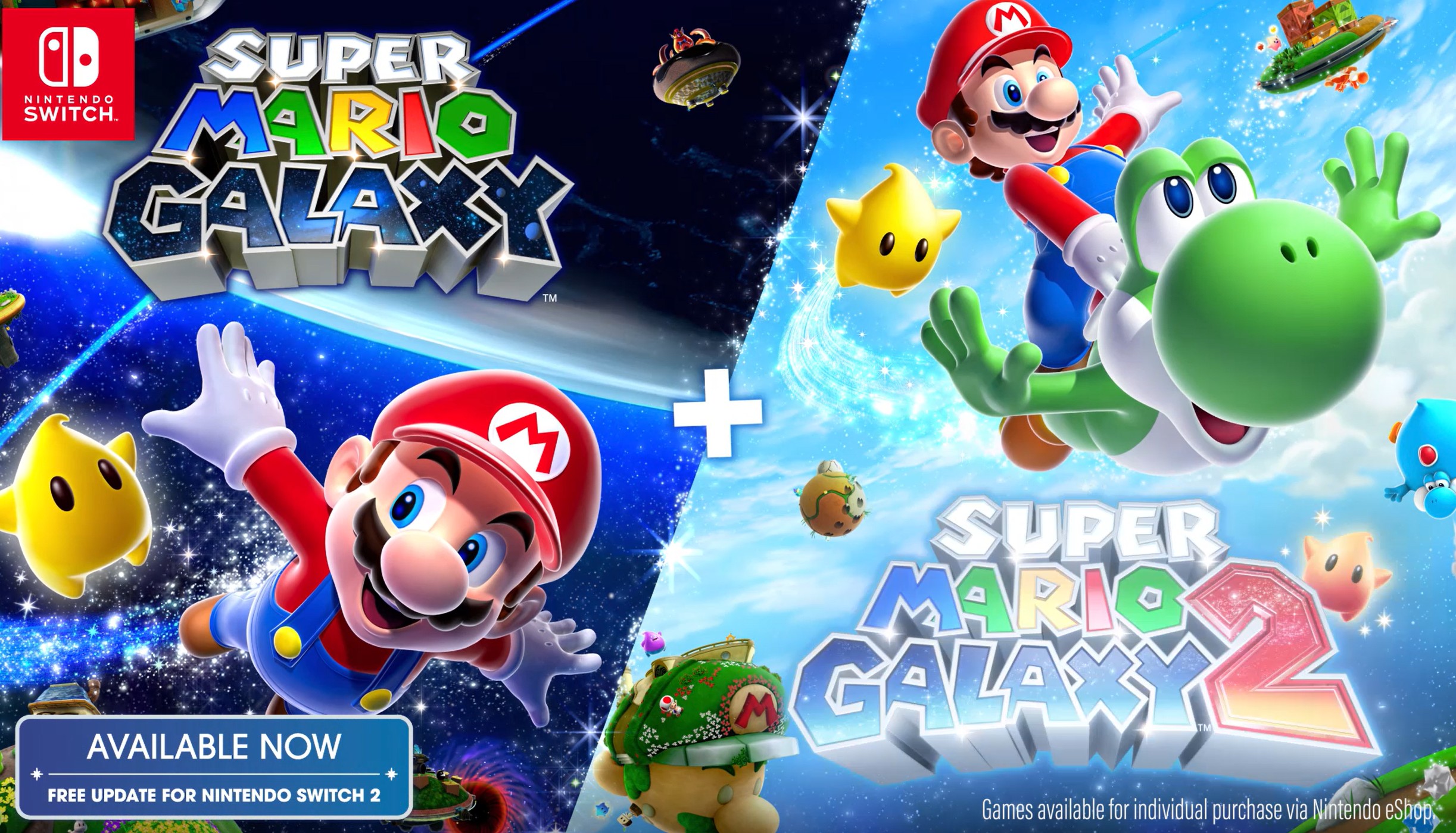 Super Mario Galaxy + Super Mario Galaxy 2 Standard - Nintendo