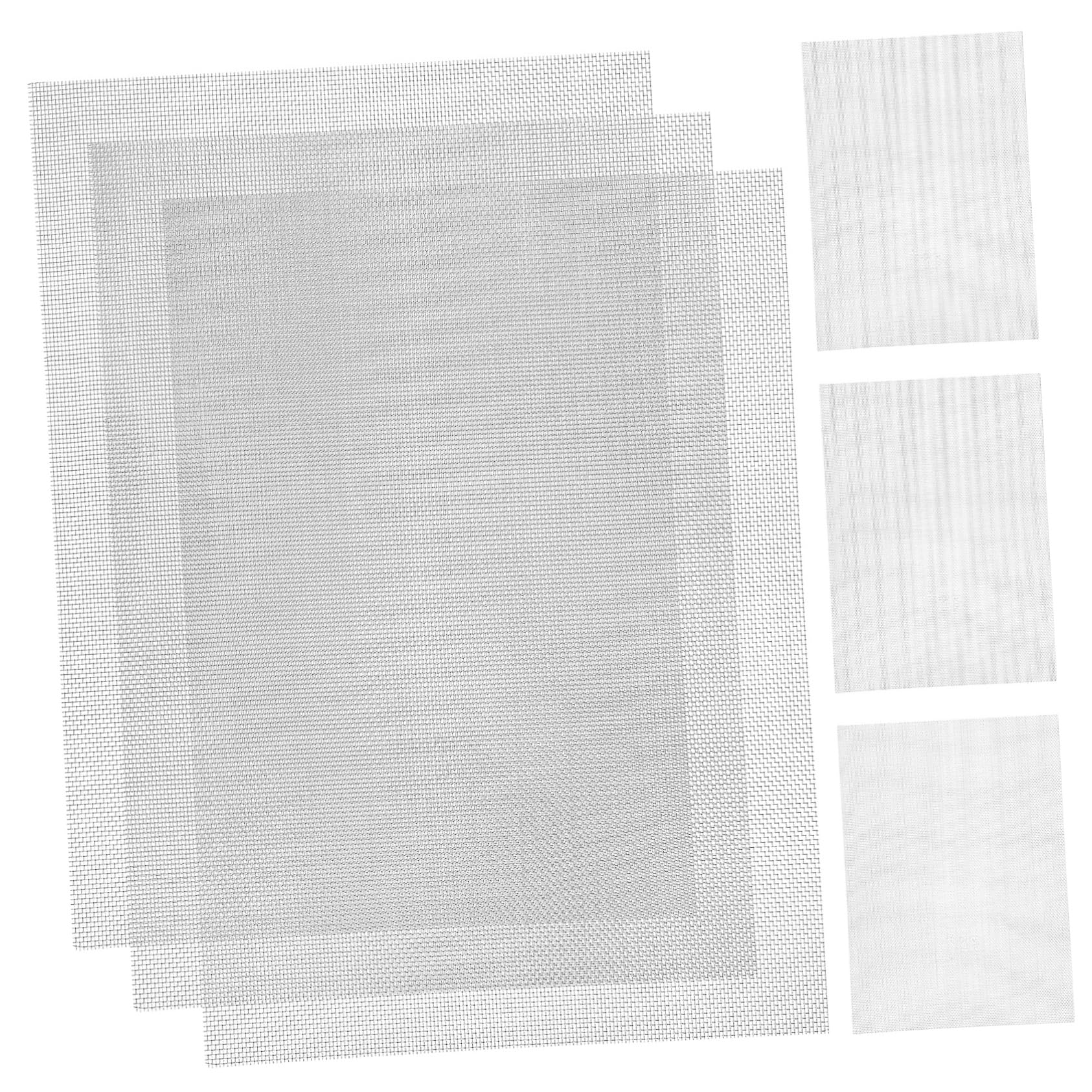 Cabilock Dustrial Metal Woven Mesh Stainless Steel Wire Mesh Screen Window Screen Mesh Vent Mesh Screen Construction DIY Projects