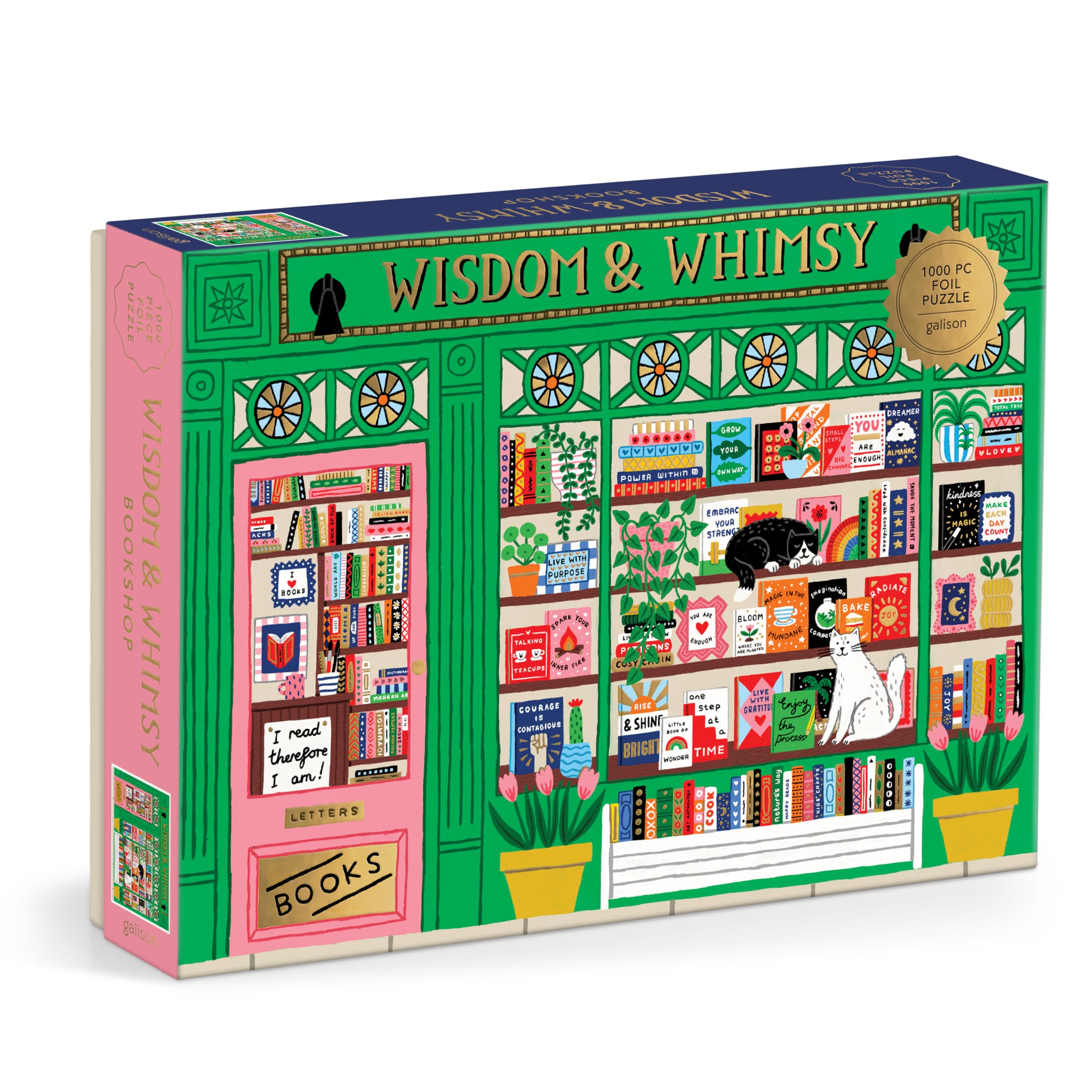 Wisdom & Whimsy Bookshop 1000 Piece Jigsaw Puzzle