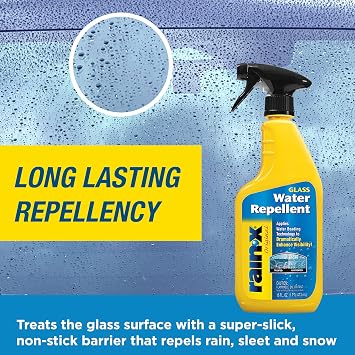Rain-X 800002250 Glass Treatment Trigger, 16 Fl Oz - Exterior Glass Treatment to Dramatically Improve Wet Weather Driving Visibility During All Weather Conditions