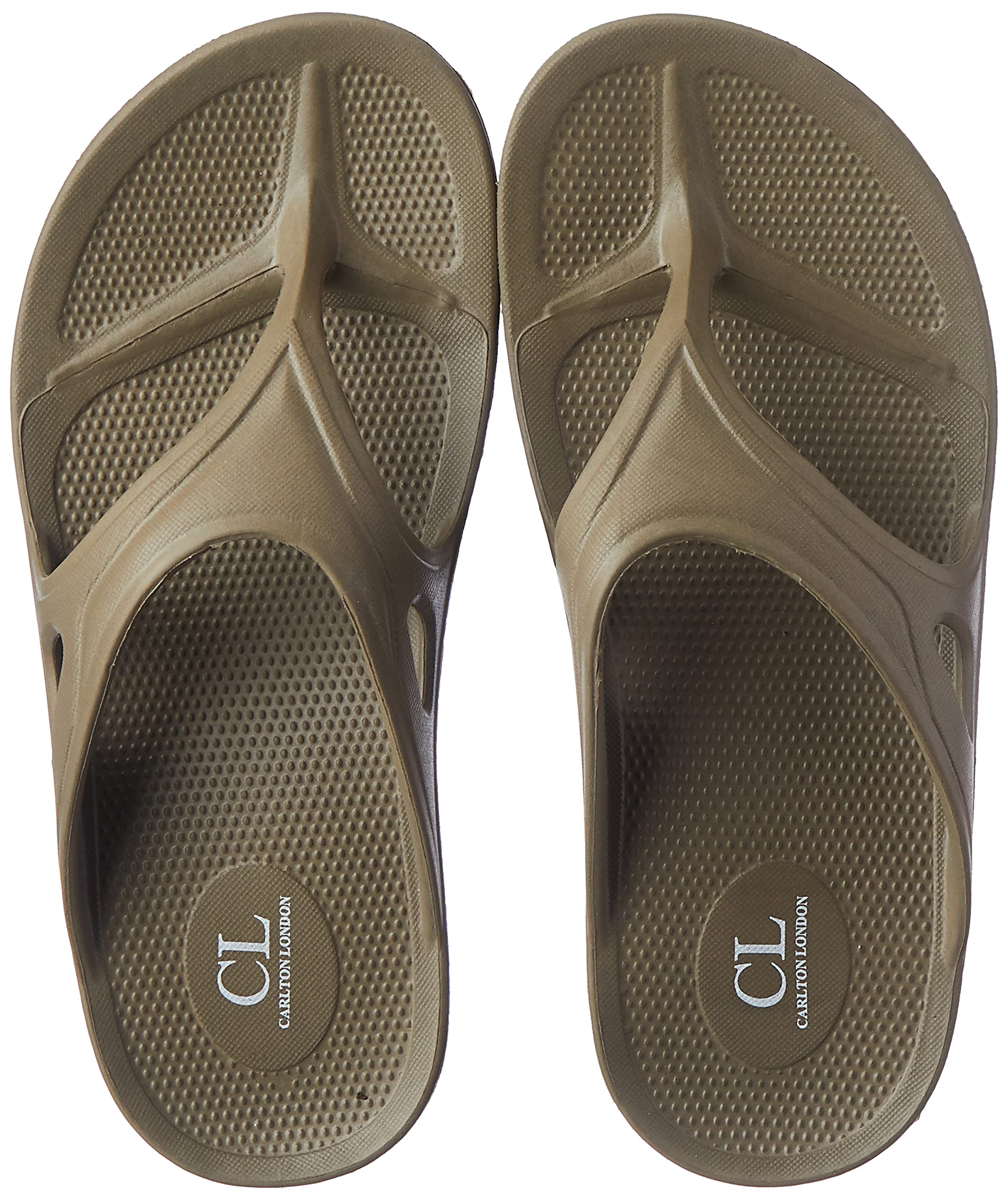 Carlton London Women Flip-Flop,BEIGE,UK-3