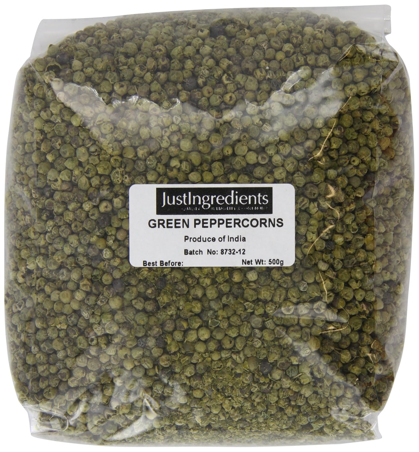 JustIngredients Green Peppercorns Loose 500 g