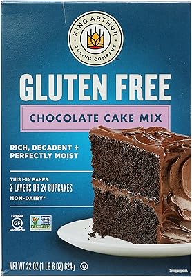 King Arthur Flour Cake Mix, Gluten Free Chocolate, 22 oz