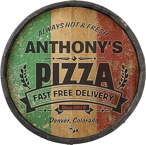 Vista 330 de THOUSAND OAKS BARREL CO. Personaliza el letrero de un cuarto de barril con cócteles de gato negro, barril de vino hecho de madera de roble de alta