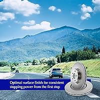 Vista 8 de Centric 121.67042 C-Tek - Rotor de freno delantero automotriz para Jeep seleccionado, año