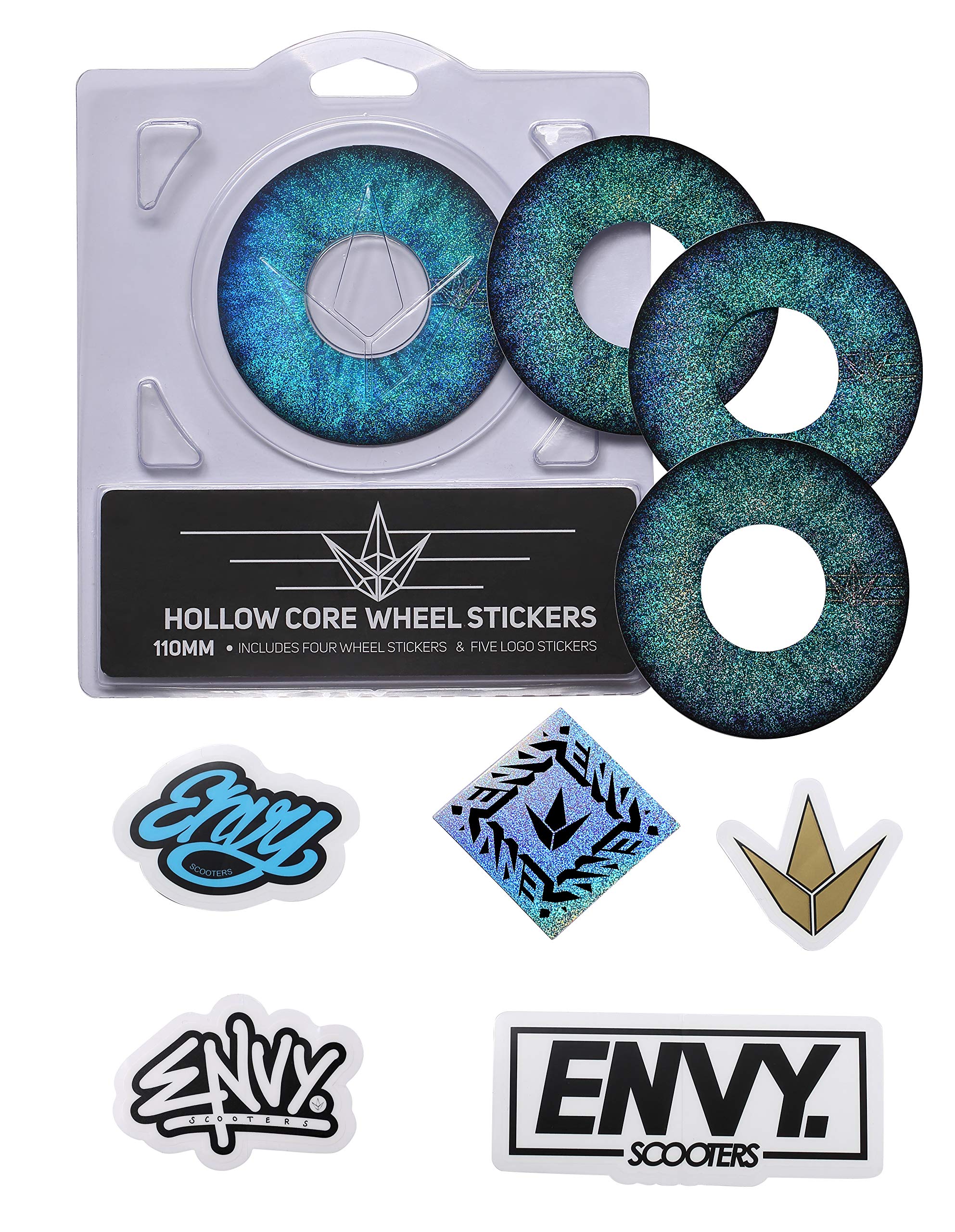 BLUNT Scooters 110mm Blue Eye Wheel Stickers