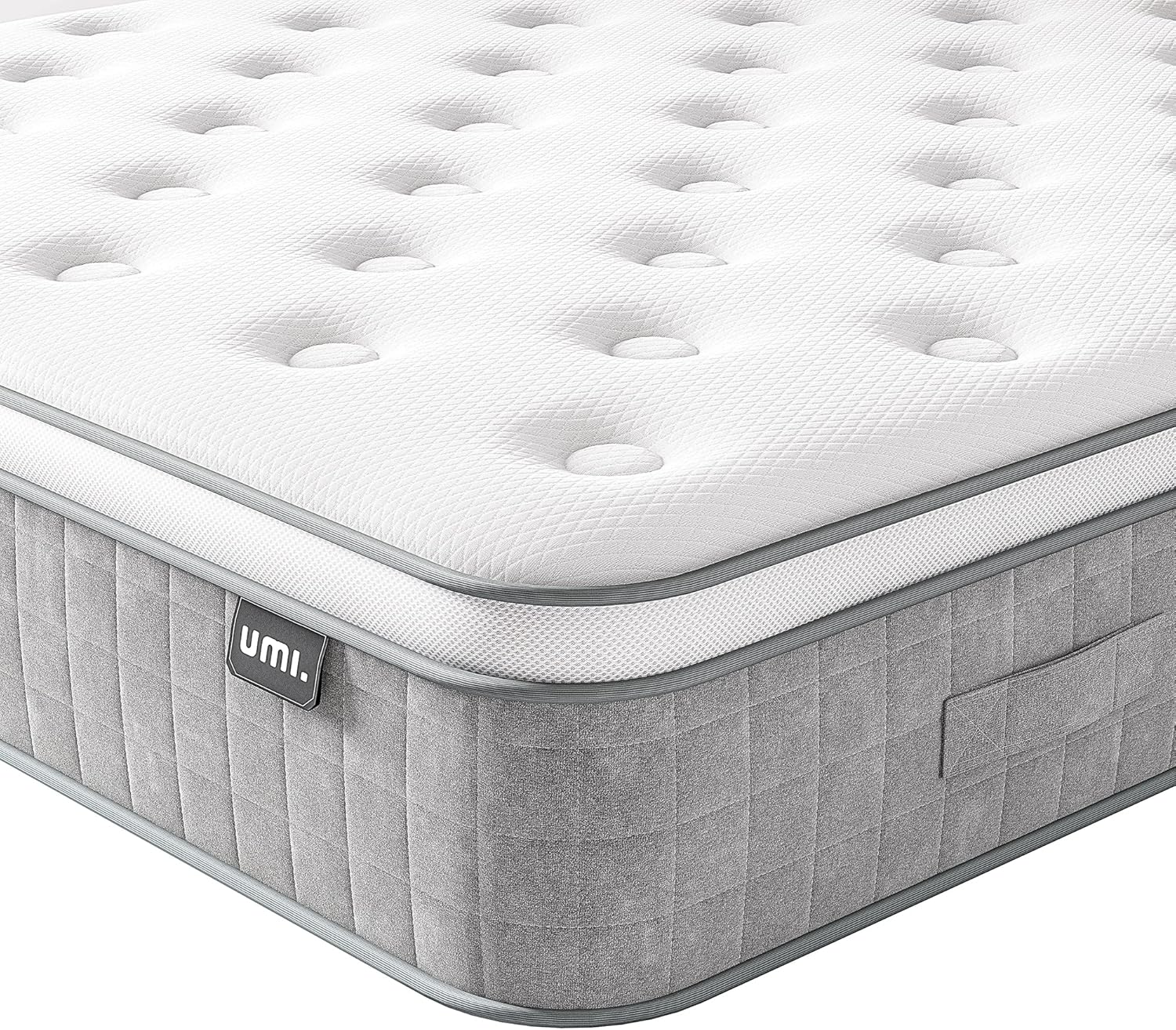 UmI. King Mattress 5FT, 10 Inch Gel Memory Foam Pocket Sprung Hybrid