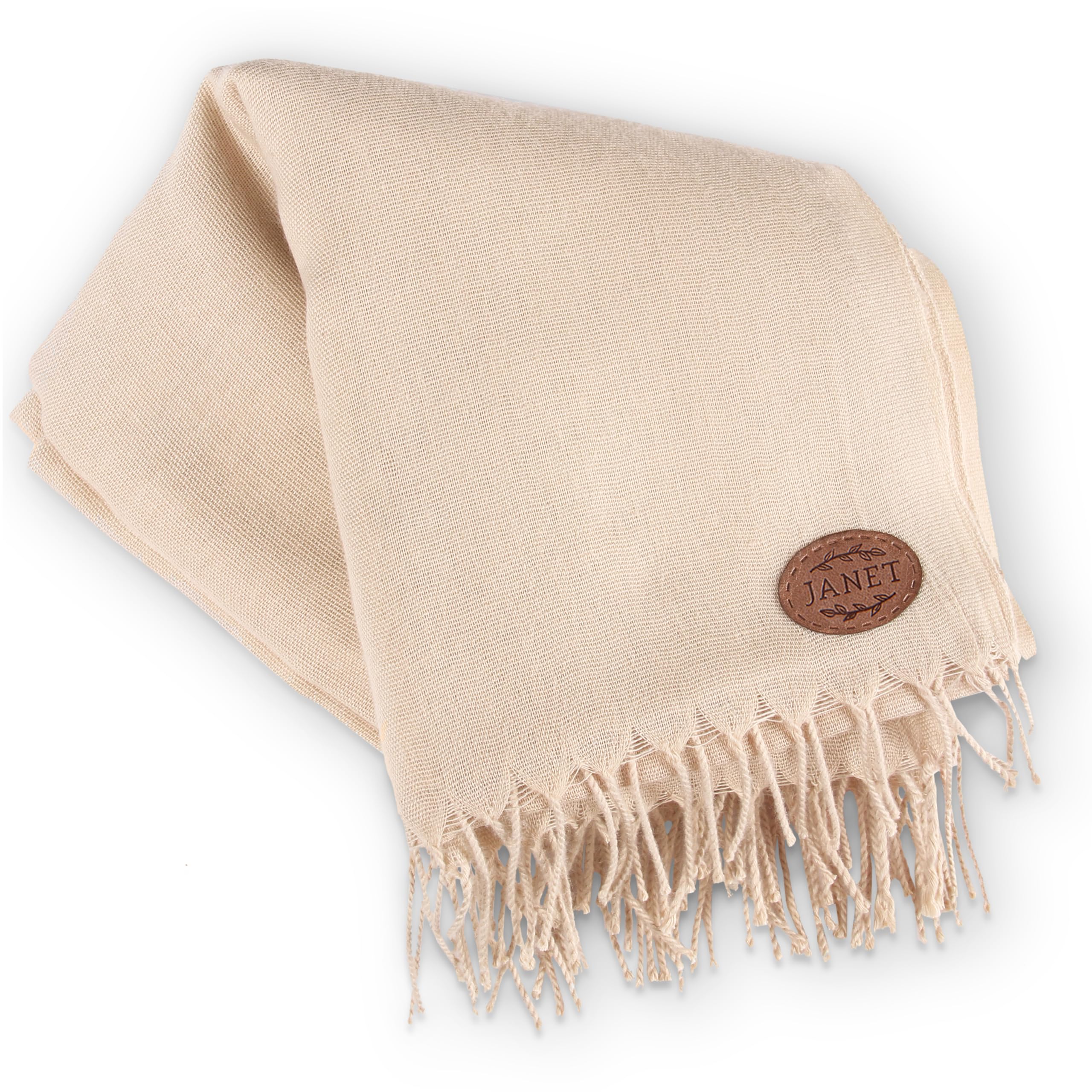History & Heraldry Named Pashmina Scarves (Janet)