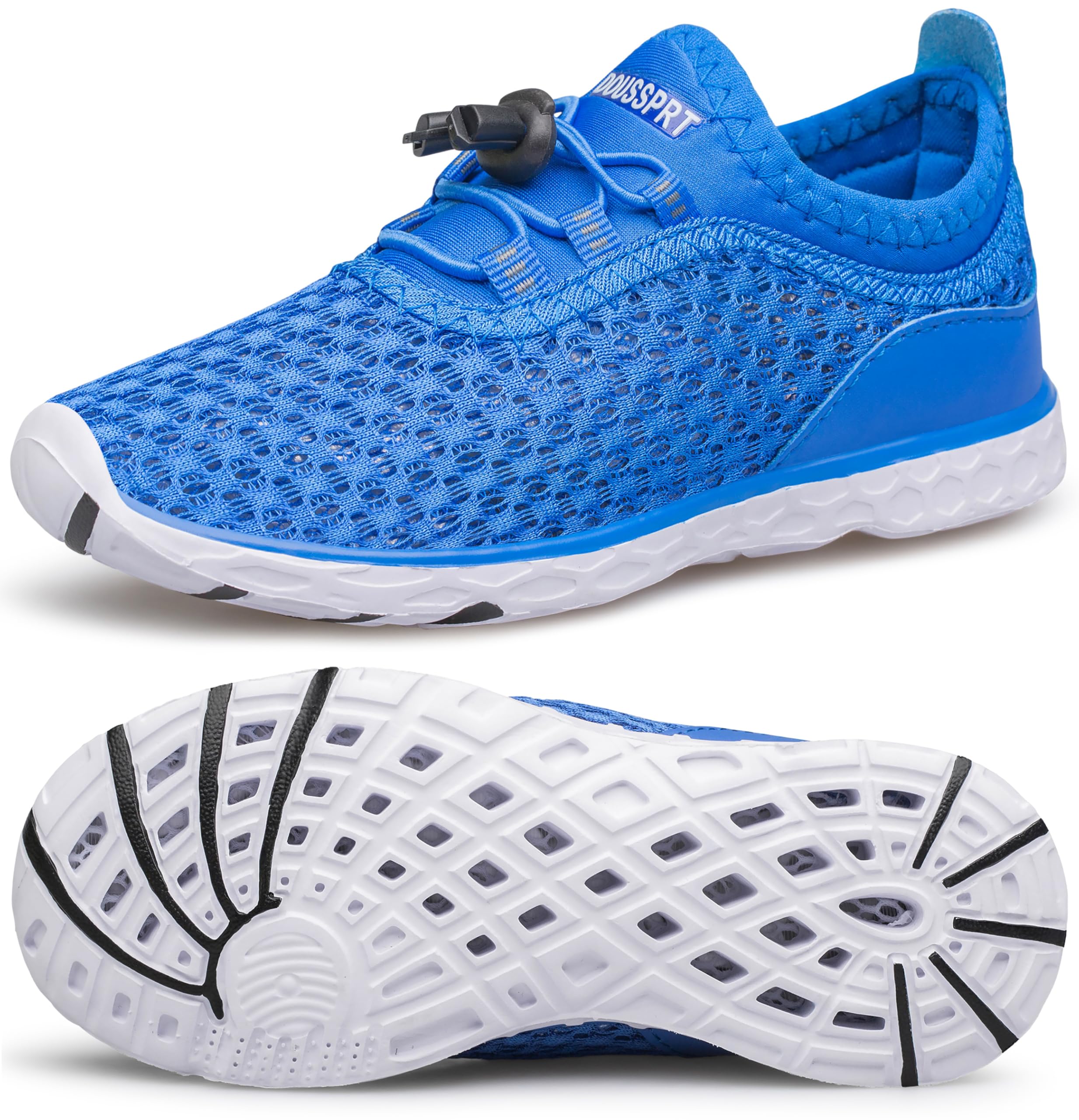 DOUSSPRT Water Shoes for Kids Boys Girls Quick Dry Beach Sports Swim Pool Aqua Shoes for Toddler/Little Kid/Big Kid