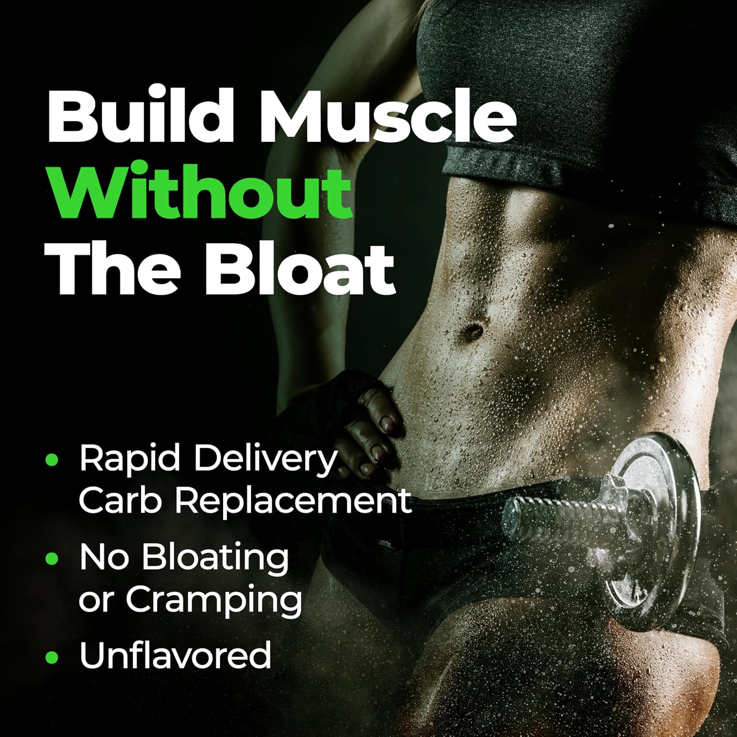 Species Nutrition Carbolyze Carbohydrate Powder Supplement, No Bloating or Cramping, High Molecular Weight Micronized Carb Powder Intra & Post Workout. Sugar Free. (Unflavored, 40 Servings)