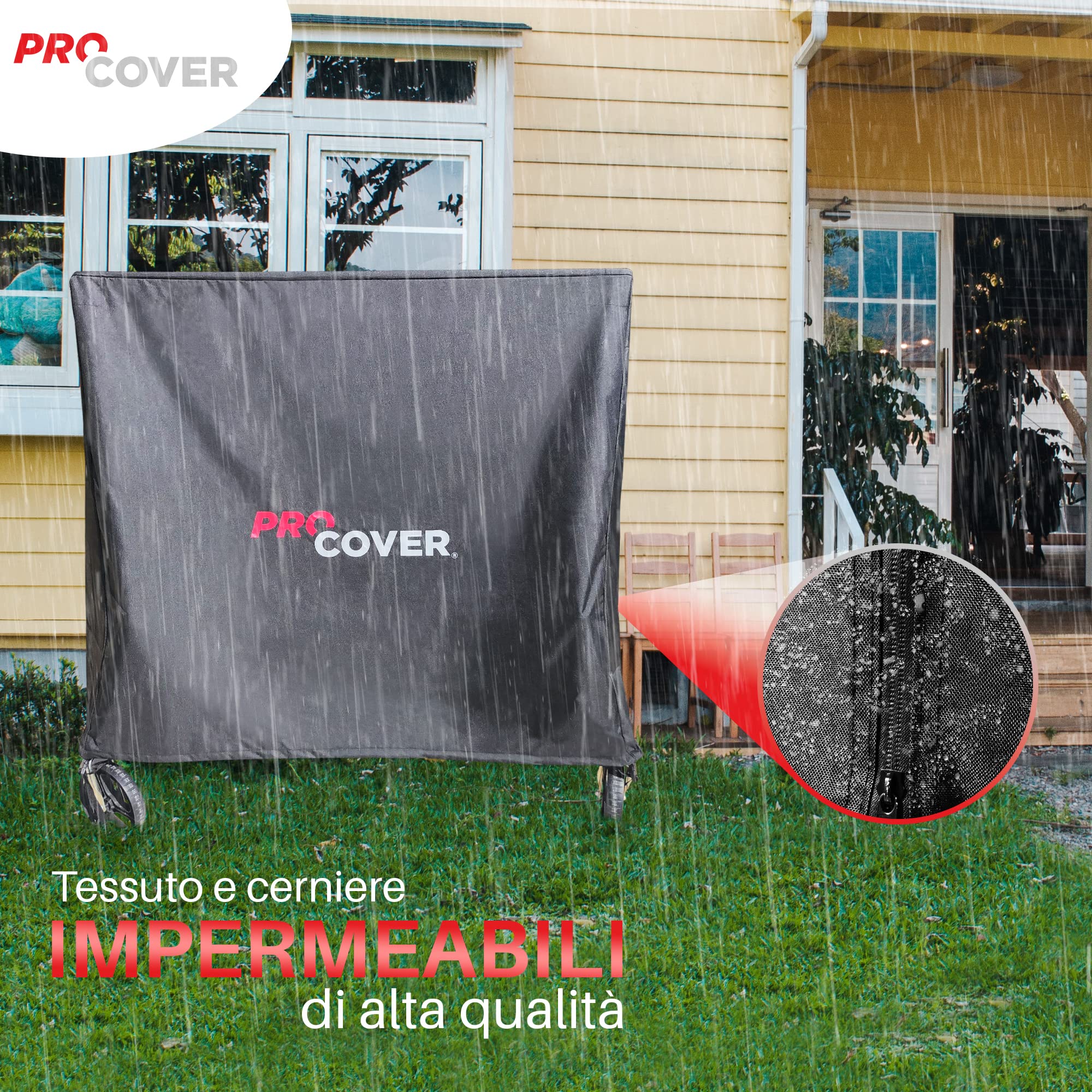 Copertura universale per tavolo da Ping-pong. Qualità professionale. Ultra resistente e impermeabile.