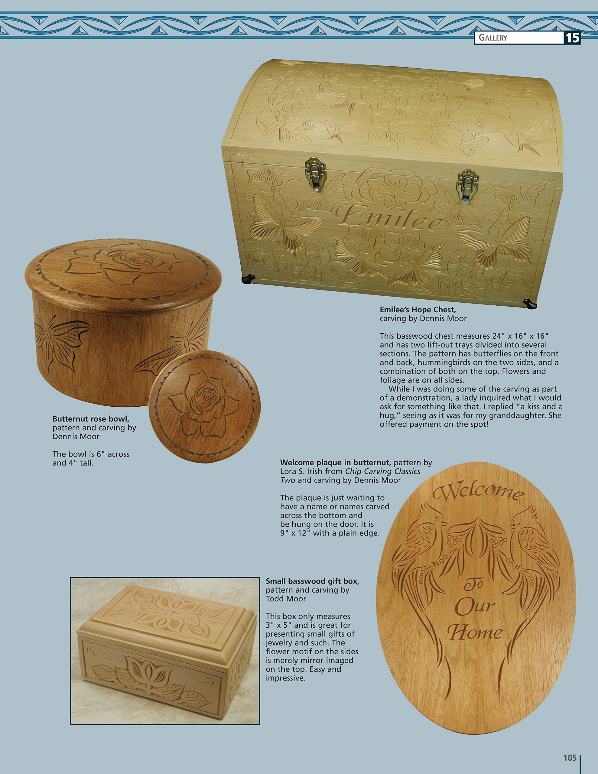 Chip Carver's Workbook: Teach Yourself with 7 Easy & Decorative Projects (Fox Chapel Publishing) Learn Step-by-Step: Tools, Techniques, Lettering, & Finishing for Beginners, with How-To Photos - Image 8