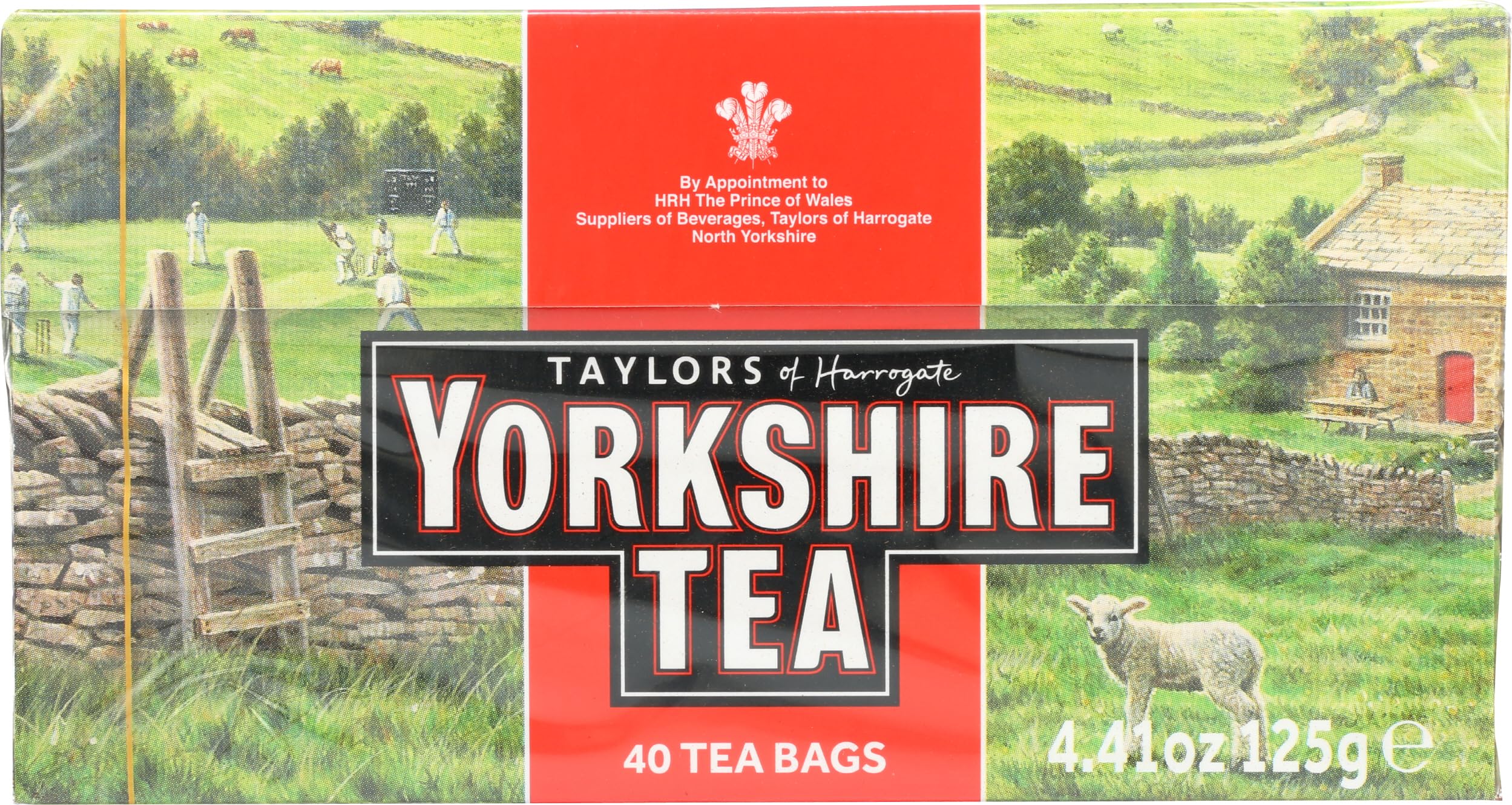 Taylors Of Harrogate Yorkshire Black Tea, 40 Tea Bags (Pack of 5)
