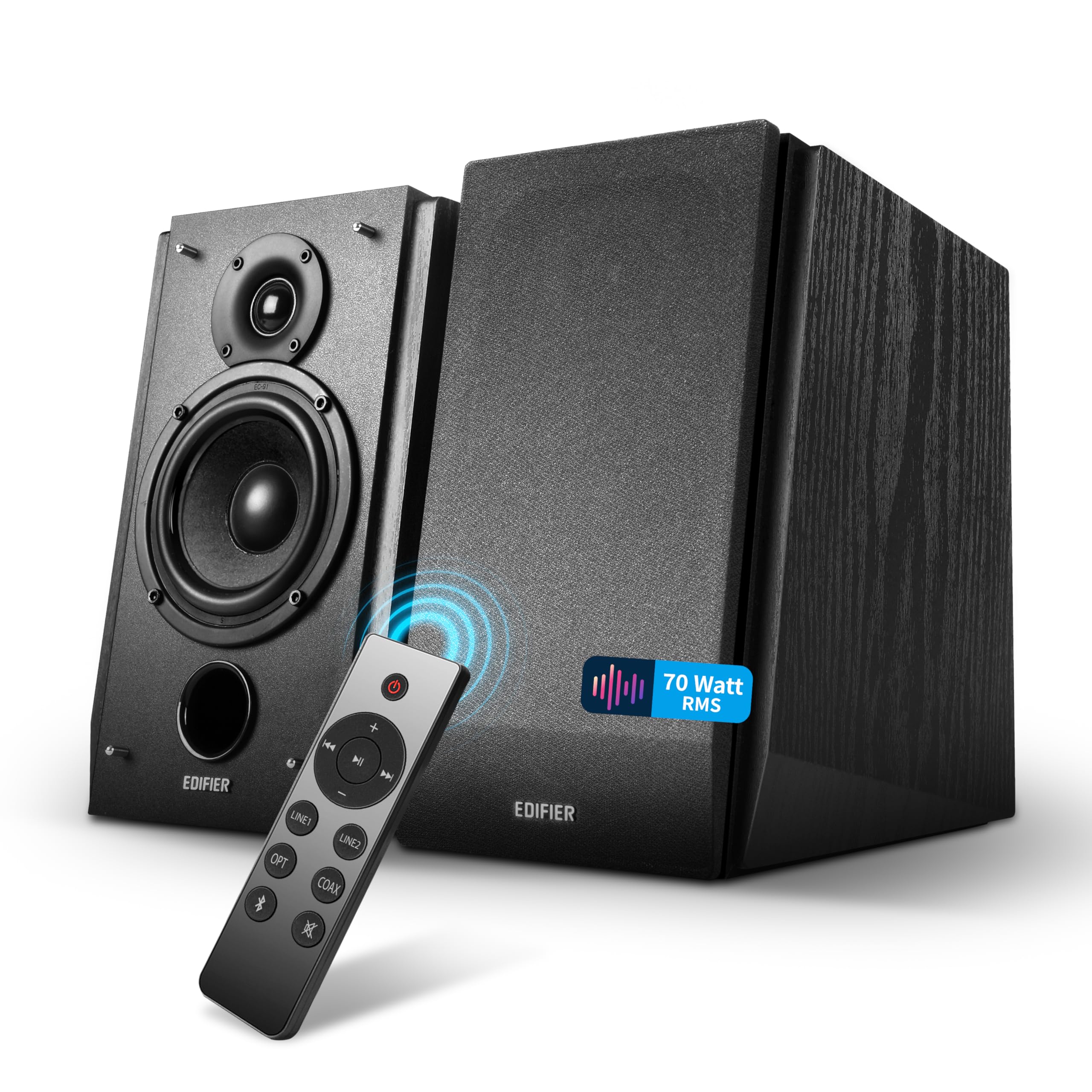 Edifier R1855DB 2-voies Noir Avec fil &sans fil 70 W