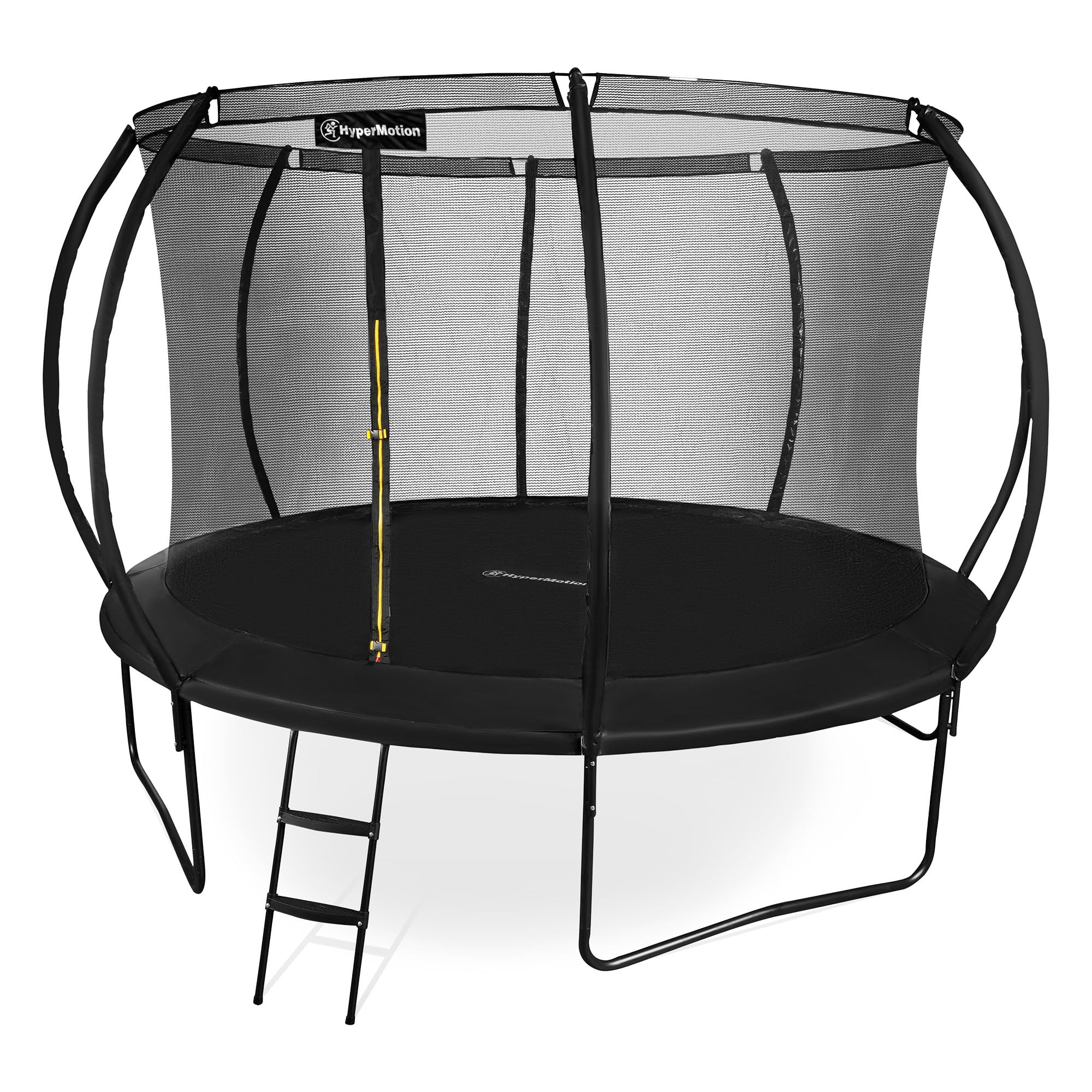 Hypermotion Trampoline Exterieur Enfant 3 Ans 244/305/366/430/487 cm Séchage Rapide et Déperlant – Excellente Élasticité de Saut – Trampoline de Jardin avec Filet de Sécurité