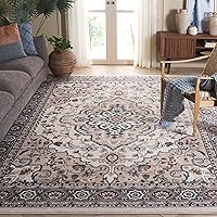 Safavieh Lyndhurst LNH338B 9x12 Cream Beige Oriental Area Rug - Stain Resistant, Non-Shedding, Durable for High Traffic Living Rooms & Bedrooms