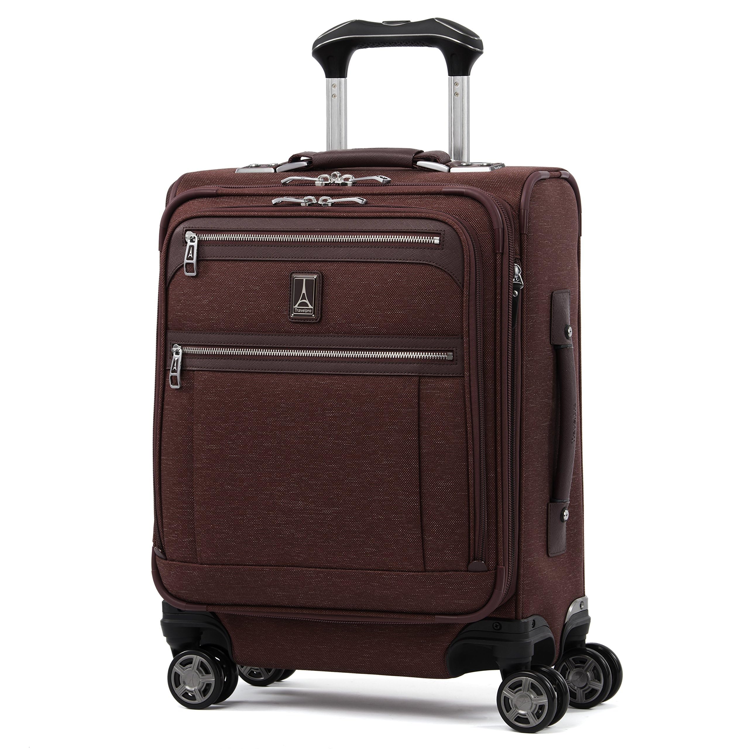 Travelpro Platinum Elite International Carry-On Spinner, Red, 19-Inch