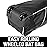 Athletico Rolling Baseball Bag - Wheeled Bat, TBall, & Softball Equipment for Youth, Kids, and Adults (Black)