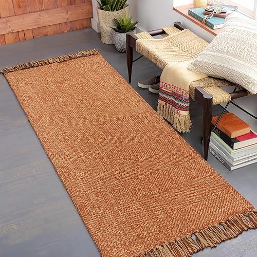 Miniatura 305 de Collive - Tapete de 27 x 43 pulgadas, lavable a máquina, para interiores y exteriores, de bajo perfil, suave algodón tejido a mano, para baño