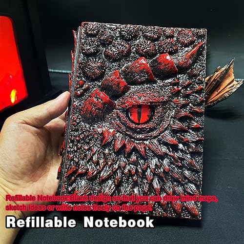 Miniatura 2 de DND - Cuaderno de diario 3D Dragón para jugadores Calabozos y Dragones DM Master Gifts D&D Accesorios