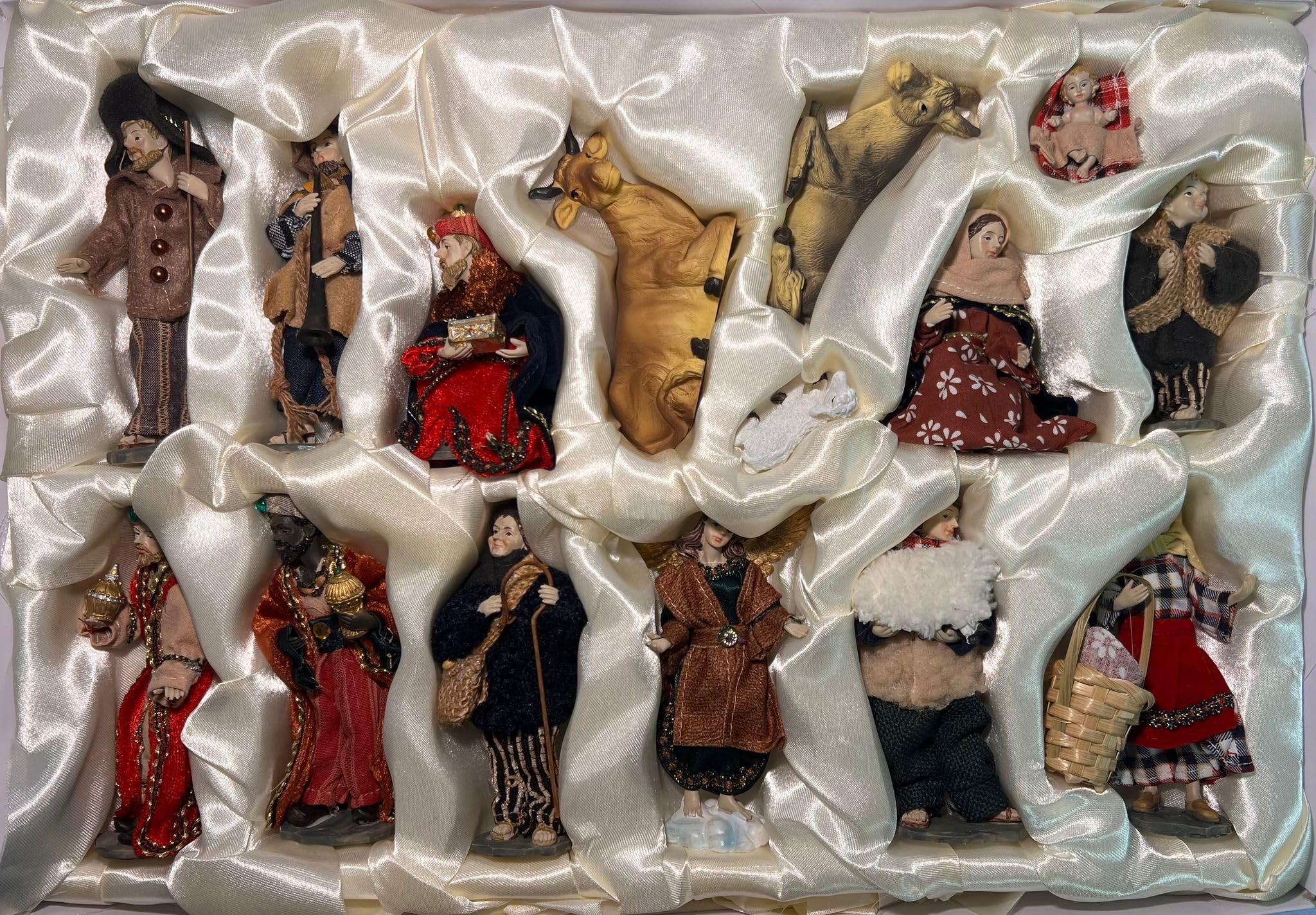 Krippenfiguren 15 teilig - 13cm (KF10) für Weihnachtskrippe Figuren Krippe Krippenstall Weihnachten Weihnachtskrippen Deko