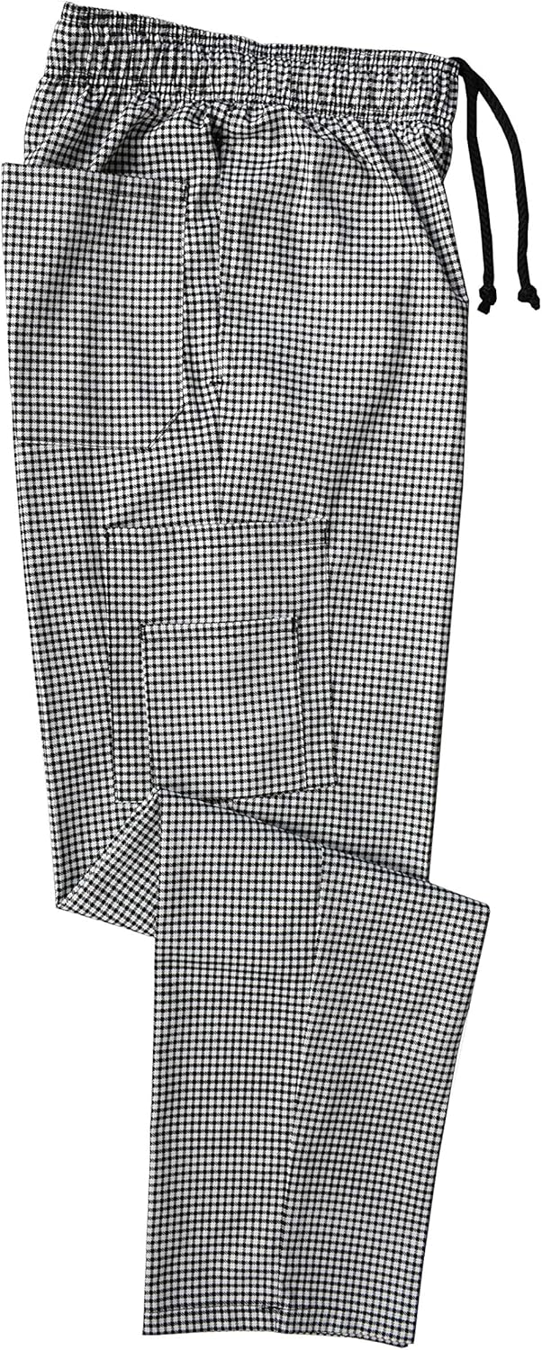 Natural Uniforms Classic 6 Pocket Chef Pants with Multi-Pack QTYS Available: Clothing, Shoes & Jewelry