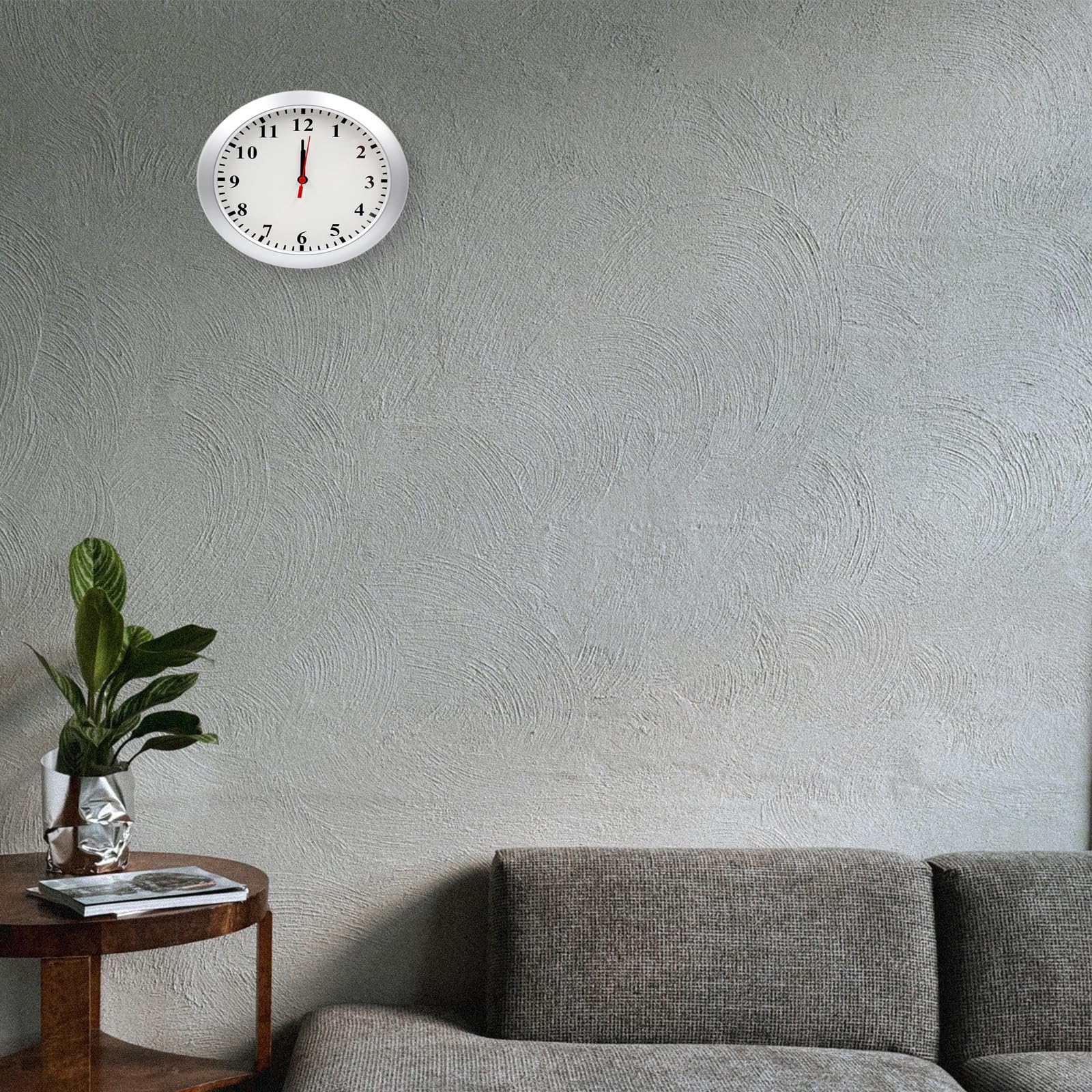 Pelay Reloj de pared WiFi cámara inalámbrica niñera Cam 1080P grabadora de vídeo | Detección de movimiento, grabación en bucle, seguridad para el hogar para interiores
