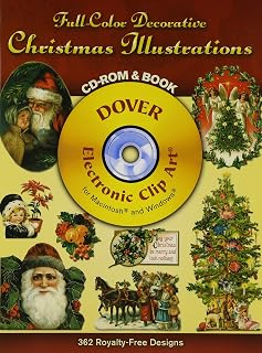 Full Color Decorative Christmas Illustrations Electronic