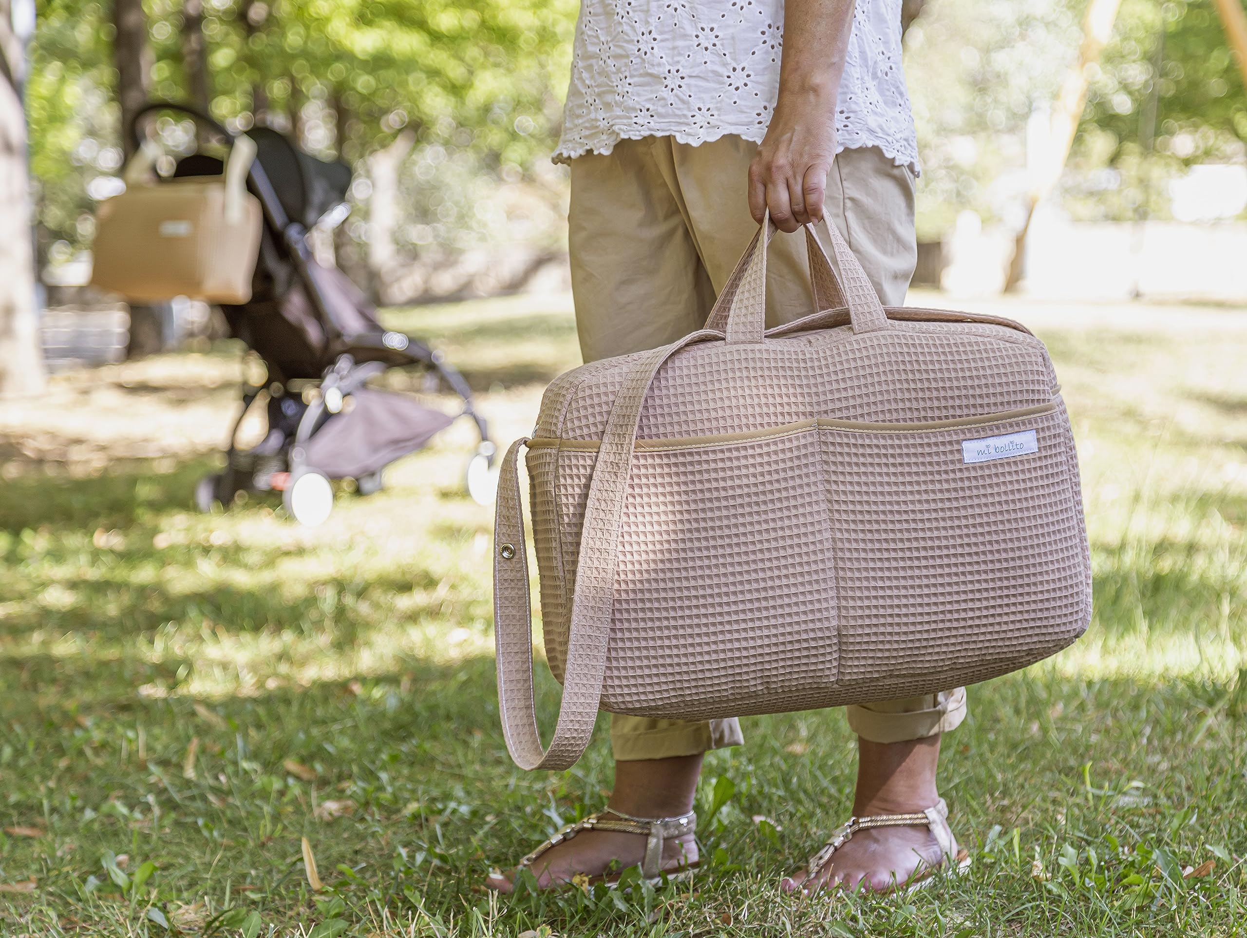Borsa a tracolla per maternità organizer grande capienza Spagna