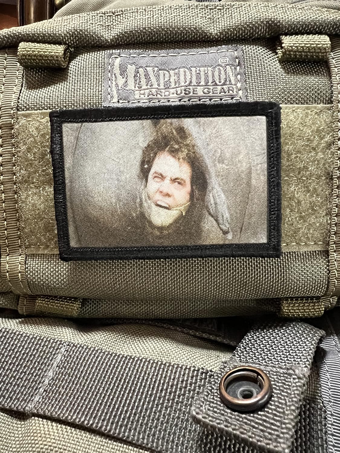 Ace Ventura Rhino Butt Morale Patch, 2x3 Hook & Loop