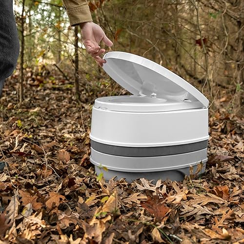 Miniatura 34 de Camco - Inodoro portátil de viaje diseñado para campamento, casa rodante, barco y otras actividades recreativas