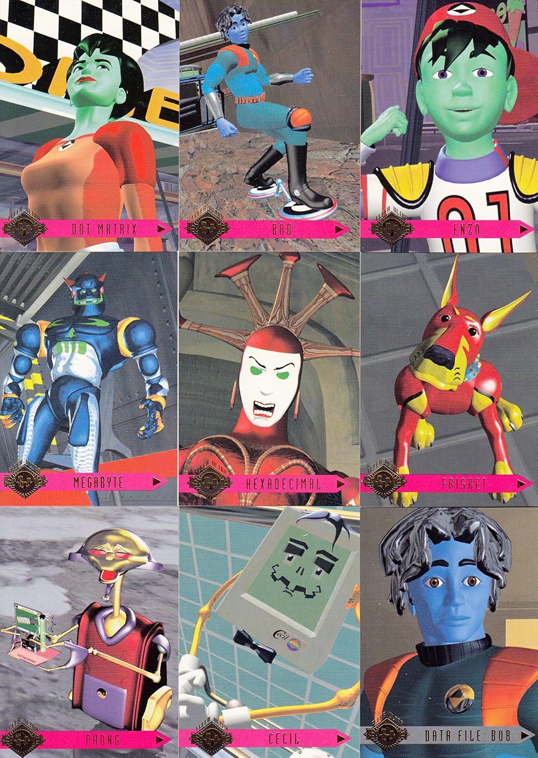 REBOOT 1994 FLEER ULTRA COMPLETE BASE CARD SET OF 150 AN