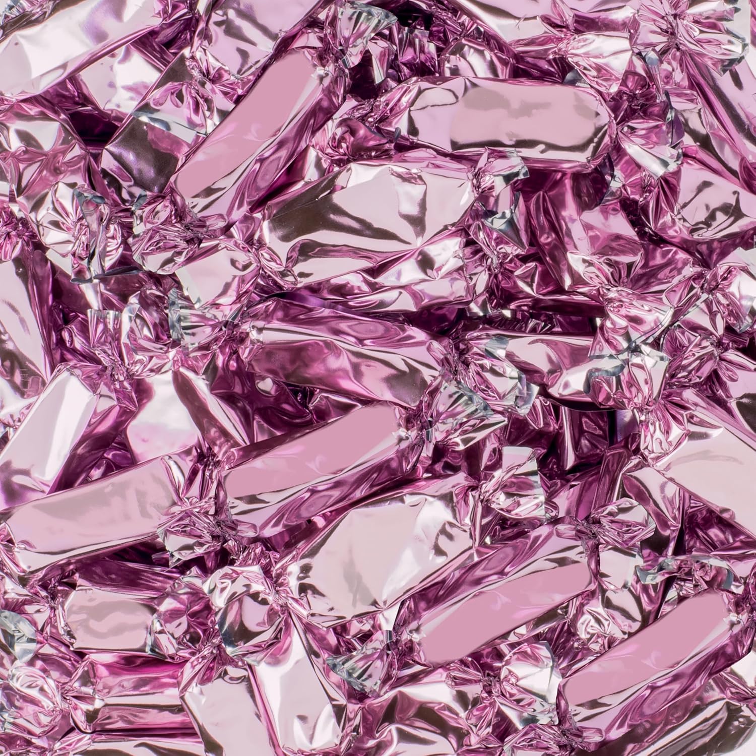 Candy Envy - Individually Wrapped Caramels - Light Pink Wrapper - 12 Bags (Casepack) Bulk Light Pink Candy