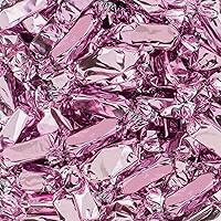 Vista 1 de Caramelos envueltos individualmente en color rosa claro, bolsa de 2 libras, aproximadamente 190