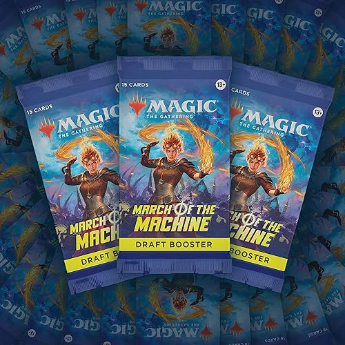 Miniatura 4 de Magic: The Gathering March of the Machine Draft Booster Box | 36 paquetes (540 cartas mágicas)