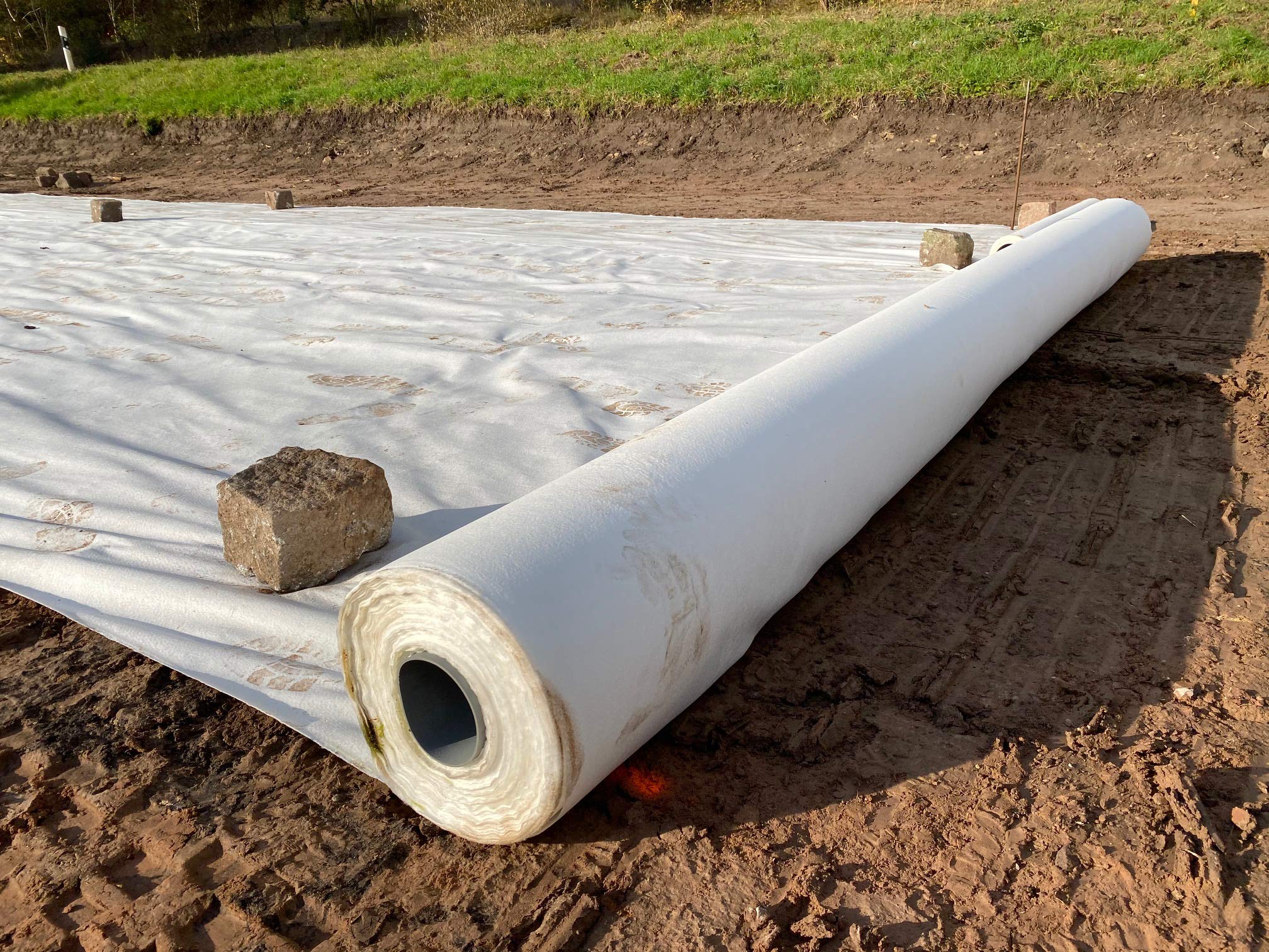 300g/500g/1000g Premium - Drainagevlies, Filtervlies (300g/m², 50m² (2m x 25m))