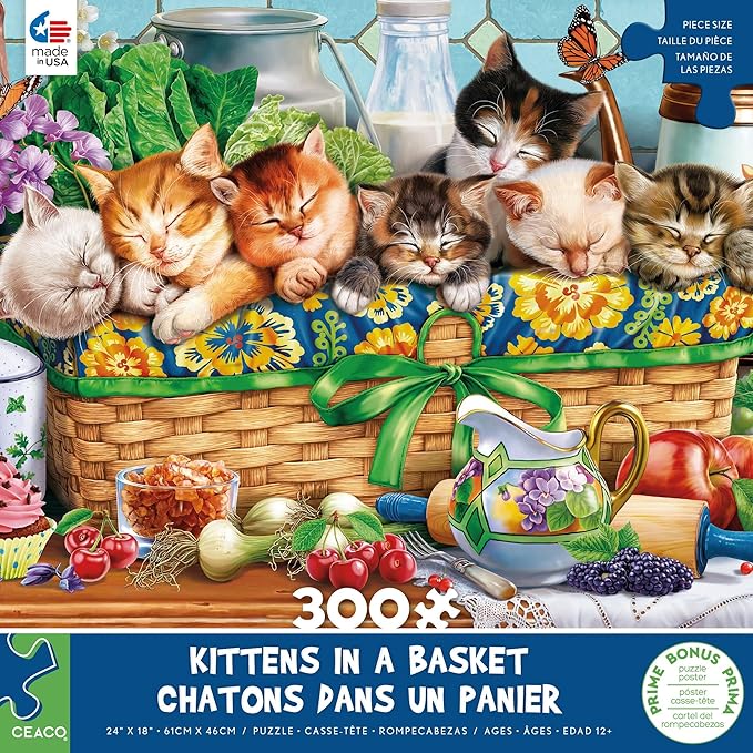 Basket Cat Jigsaw Puzzle main image 0