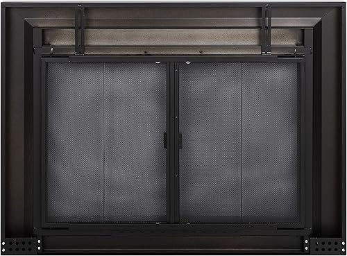 Miniatura 6 de Pleasant Hearth CM-3010, puerta de vidrio para chimenea Clairmont, pequeña, CM-3011