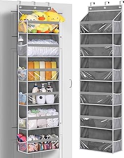 10 Simple Organization Ideas for Every Room 38 MISSLO Over the Door Organizer Hanging Storage with 6 Large Pockets 12 S...