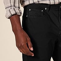 Vista 5 de Yaxa Essentials Men's 5-Pocket Stretch Twill Pants
