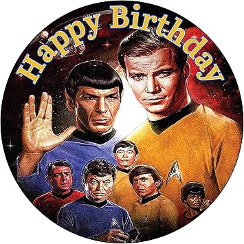 7.5 Inch Edible Cake Toppers Star Galactic Themed Birthday Party Collection of Edible Cake Decorations