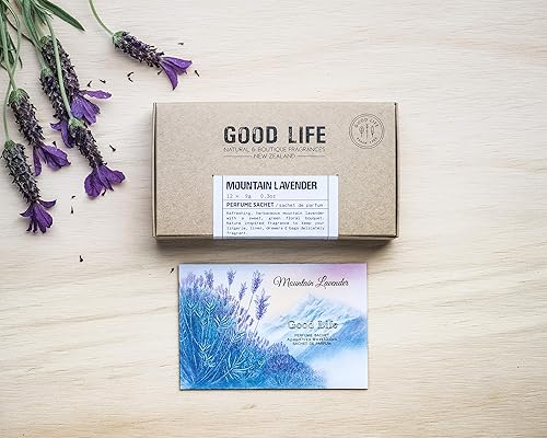 Miniatura 7 de Good Life Sobres perfumados de lavanda de montaña  Diseñado y fabricado en Nueva Zelanda  12 sobres
