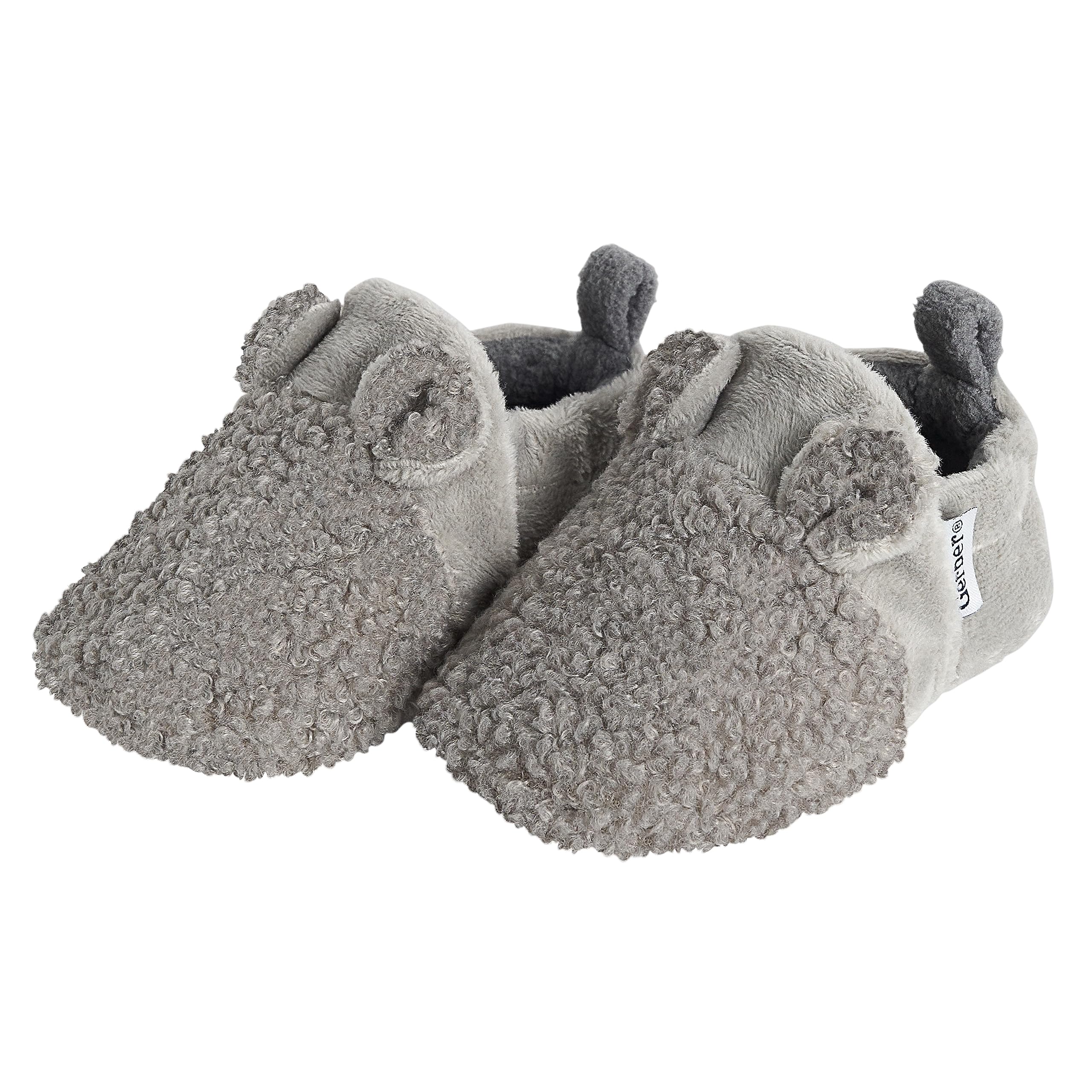Gerber Unisex Baby Fleece Lined Non Skid Soft Slipper Booties