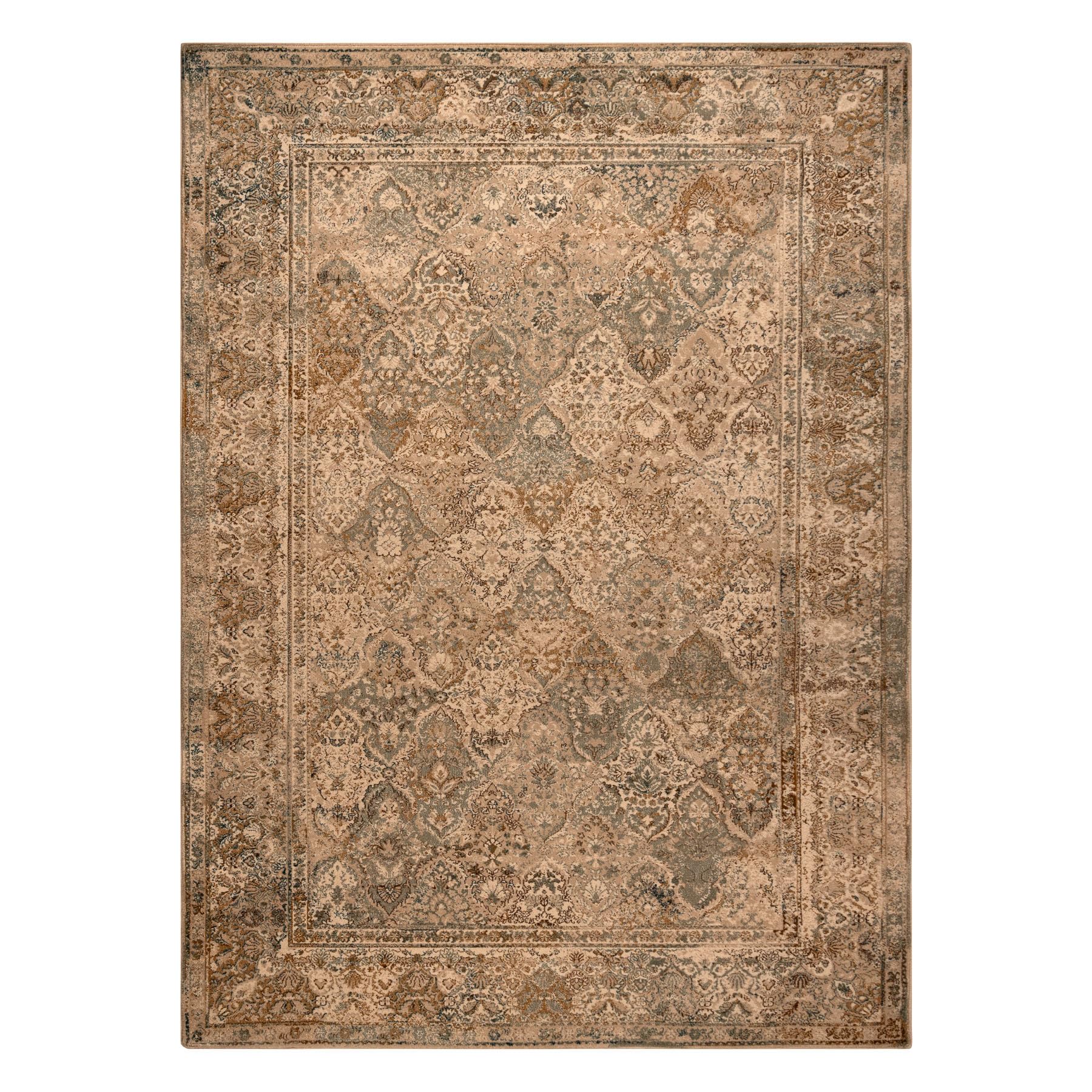 rugsx Wollteppich Omega für Wohnzimmer Schlafzimmer Beige 200x300 cm