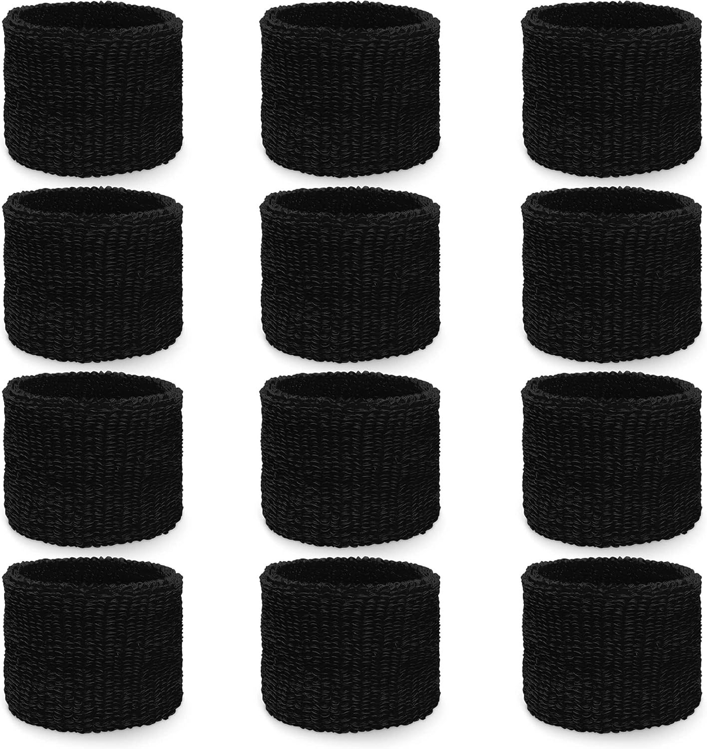 Couver WBY330 Unisex 2.5" Tall/Youth Kids Cotton Terry Wrist Bands/Wristbands for Event use, Party Favor, 12PCS Bulk Set Pack