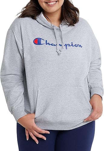 Champion womens Hoodie, Powerblend, Fleece Hoodie, Comfortable Sweatshirt for Women (Plus Size Available)
