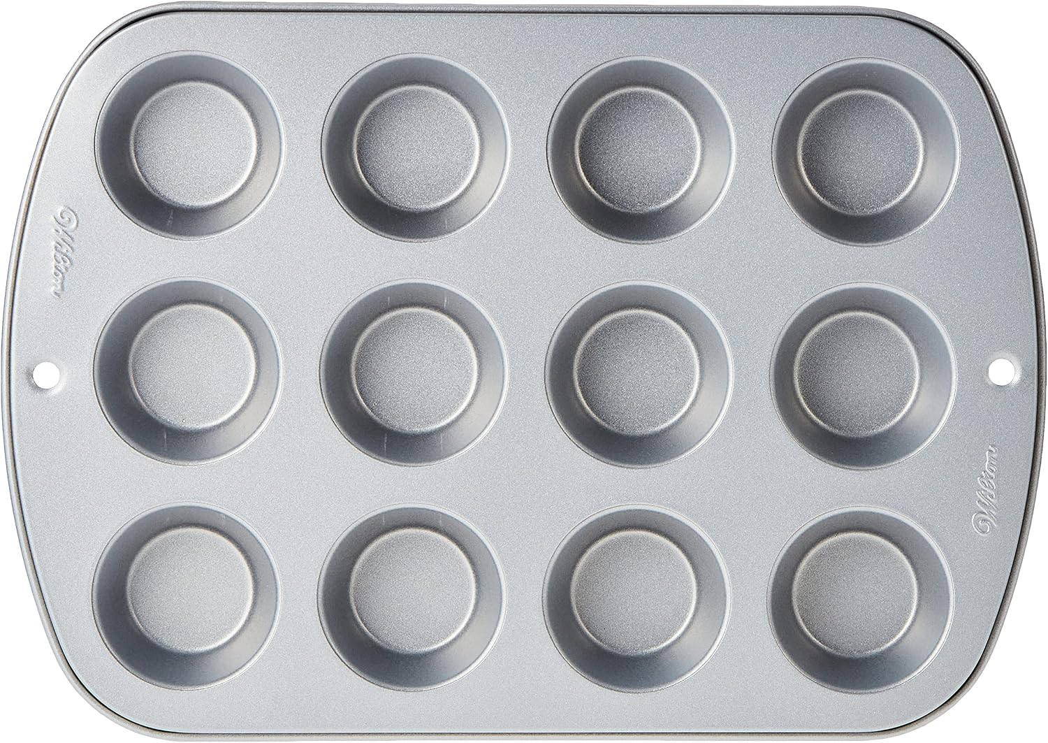 Wilton Recipe Right Muffin Pan, Mini 12 Cup, Gray